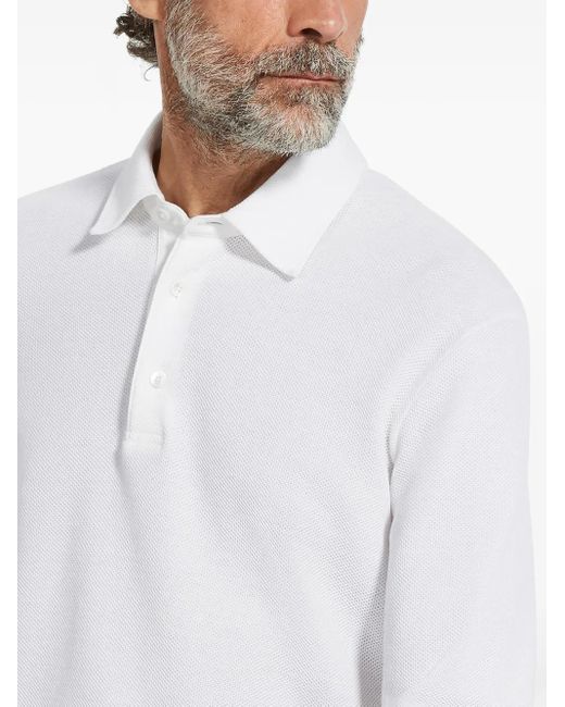 メンズ Zegna ポロシャツ White