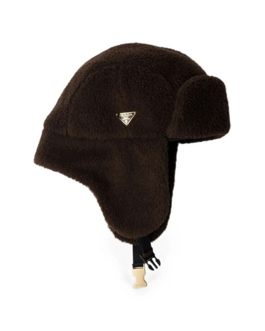 Prada Black Fleece Hat