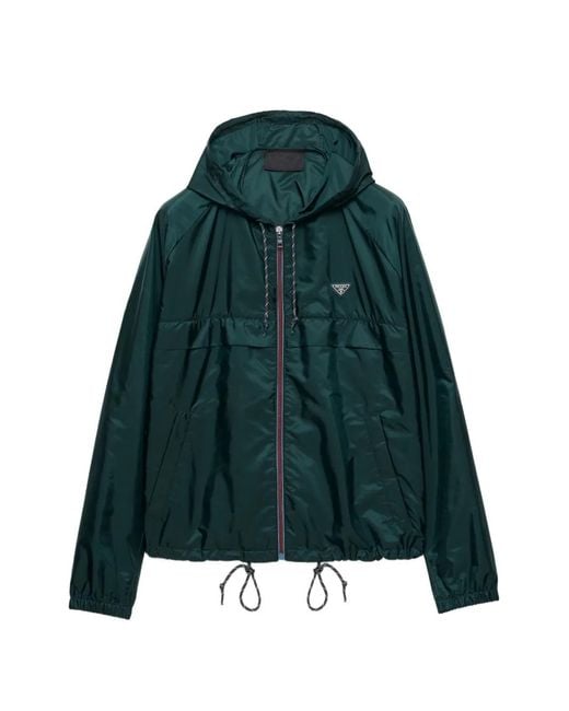 Prada Green Re-Nylon Blouson Jacket for men