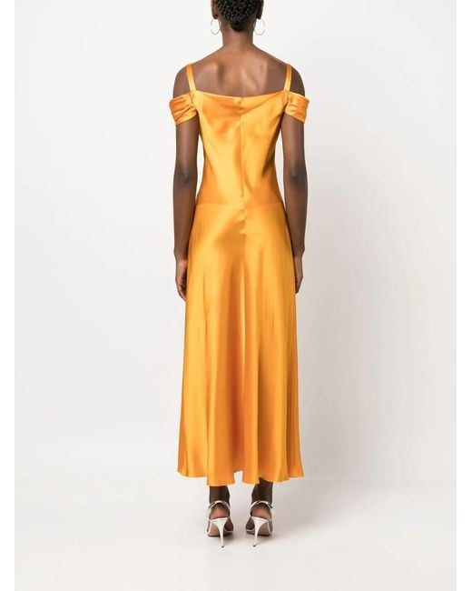 Alberta Ferretti Orange Dresses