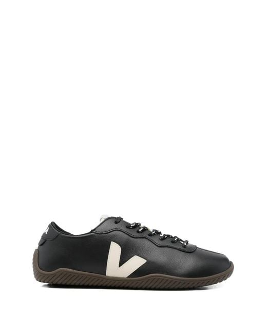 Veja Black Jitsu Logo-Patch Sneakers