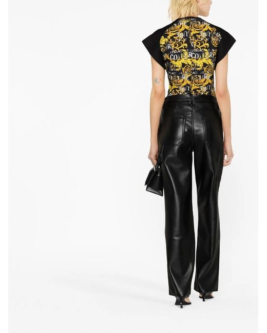 Body À Logo Imprimé Versace Jeans Couture en coloris Yellow