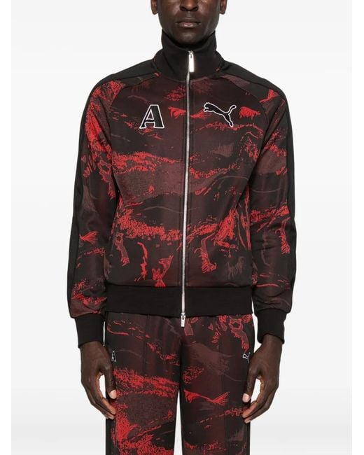 PUMA Red X Ahluawalia T7 Sweat Imprimé À Patch Logo