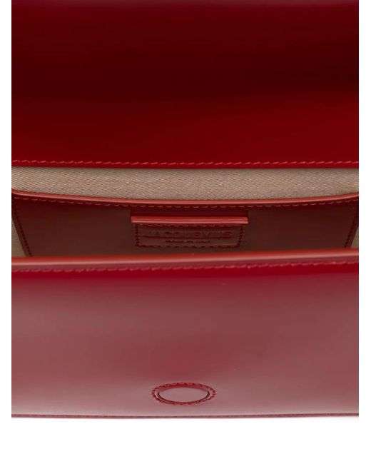 Jacquemus ラ プティット ポシェット ロンド C ショルダーバッグ Red