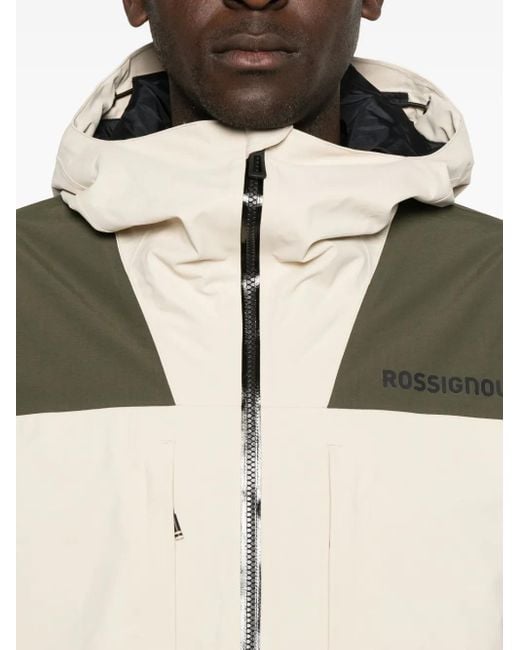 Rossignol Gewatteerd Jack Met Colourblocking in het Green voor heren