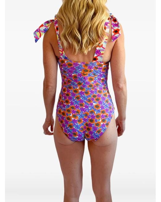 Celiab Pink Archipelago Wanderlust Swimsuit