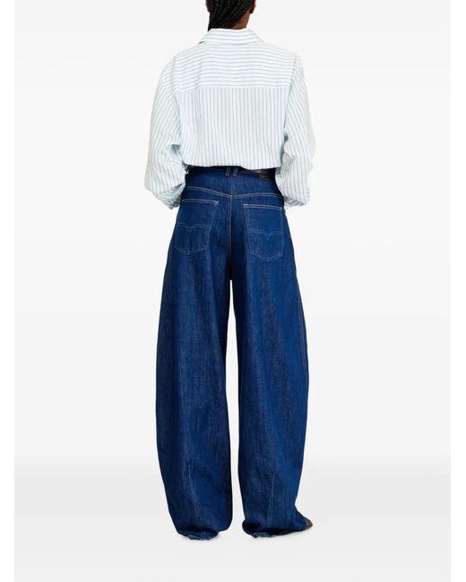 DIESEL Blue Relaxed Jeans High Waist 1987 D-Khelz