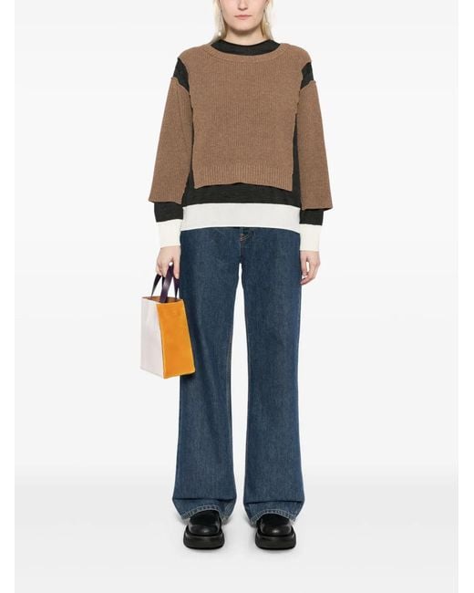 Undercover Brown Wool Blend Jumper