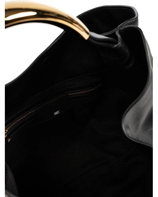 Moschino Black Handle Me Tote Bag