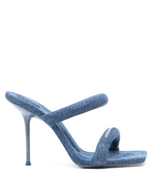 Alexander Wang Blue Julie 105mm Sandals