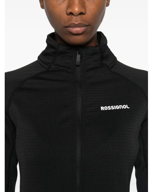 Rossignol Black Zip-Up Bomber Jacket