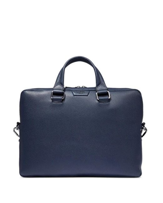 Lancel Blue Come De Briefcase for men