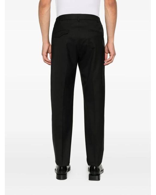 Tagliatore Broek Met Elastische Tailleband in het Black voor heren