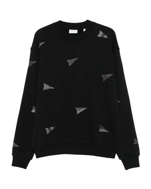 Les Deux Black Flag-Print Sweatshirt for men