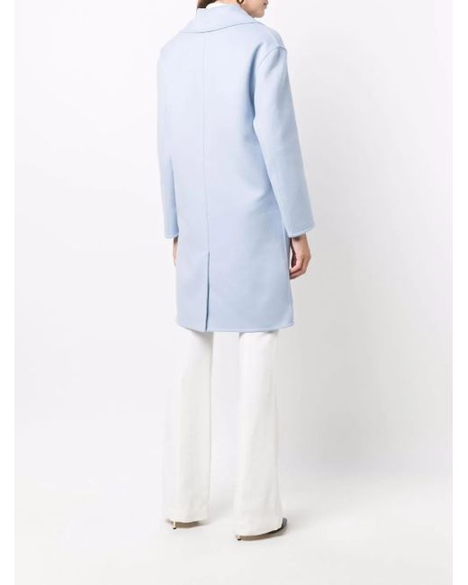 Ferragamo ボタン ダブルコート Blue