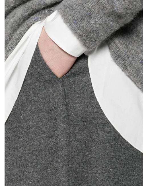 Susanne Bommer Geplooide Broek in het Gray