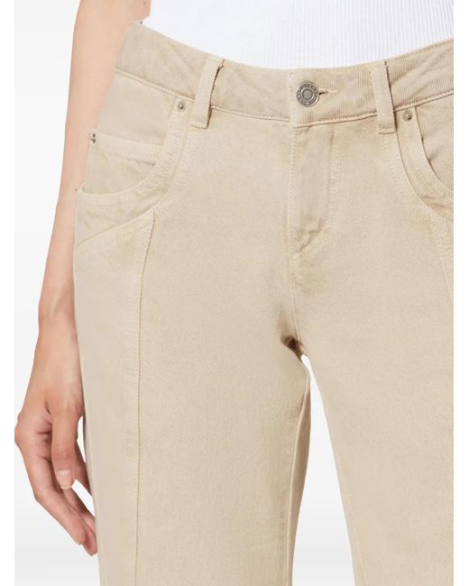 Isabel Marant Natural Jaylis Five-Pockets Jeans