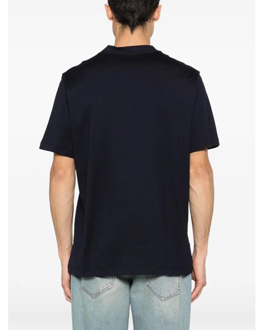 Brioni Black Short-Sleeve T-Shirt for men