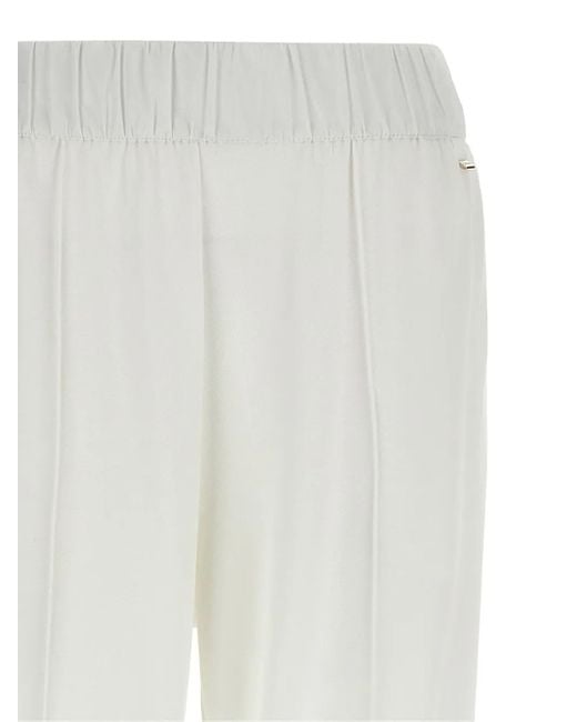 Herno White Viscose Joggers