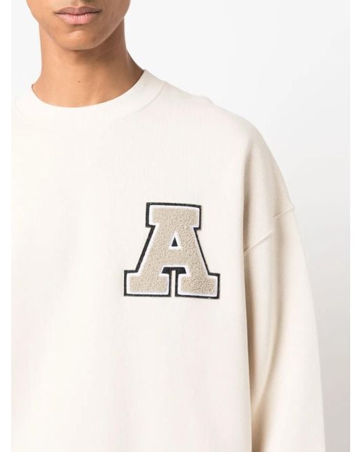 Sudadera con parche del logo Axel Arigato de hombre de color White