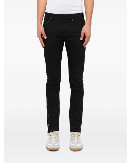 Balenciaga Black Biker Jeans for men