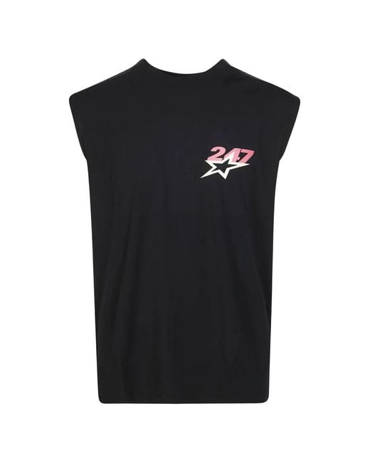 Represent Black Team 247 Star Print Vest for men