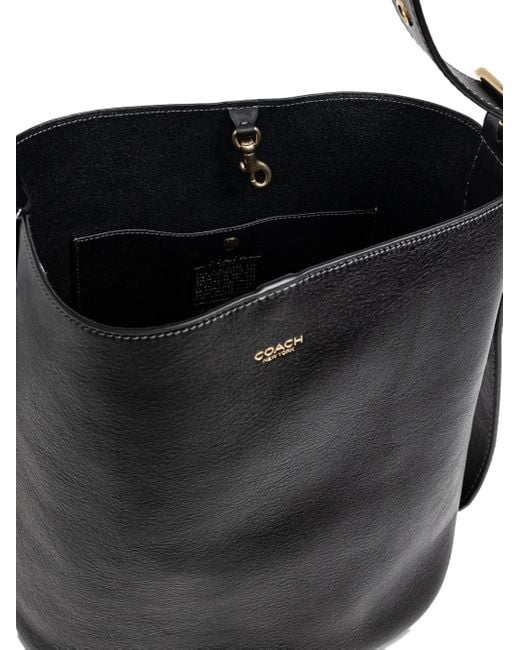 COACH Black Bleecker Shoulder Bag