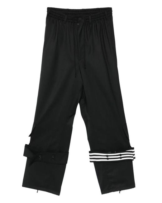 Pantalones de chándal con cinturilla elástica Y-3 de hombre de color Black