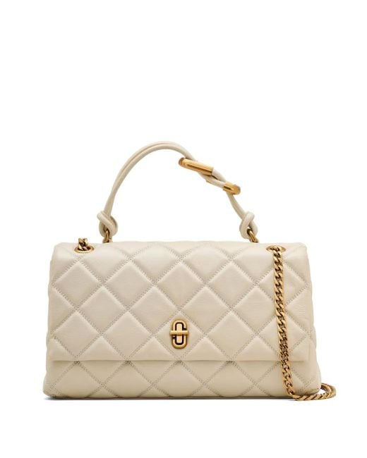 Marc Jacobs Natural The Quilted Dual Convertible Shoulder Bag