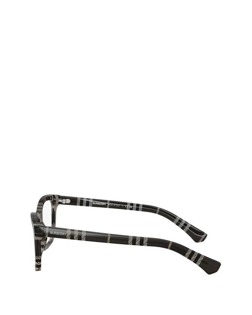 Burberry White Square-Frame Glasses