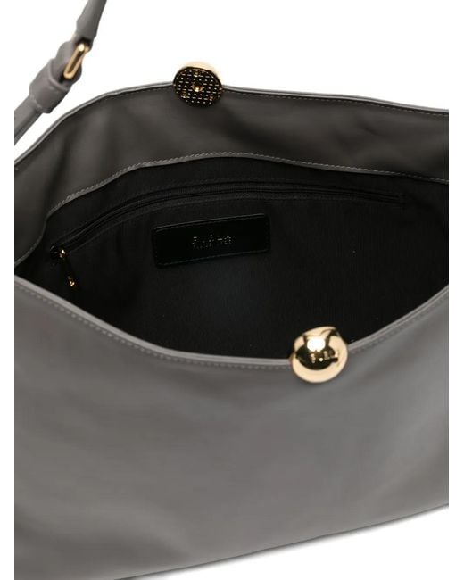 Furla Gray Sfera Soft L Shoulder Bag