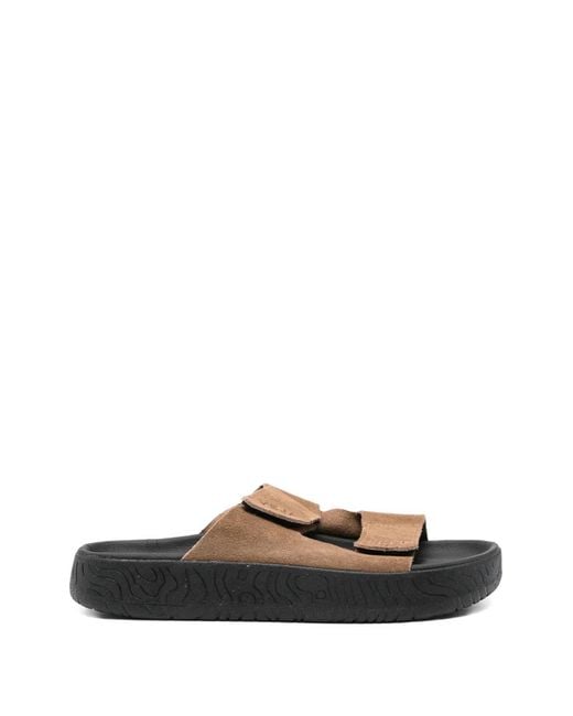 Veja White Etna Suede Strap Sandals