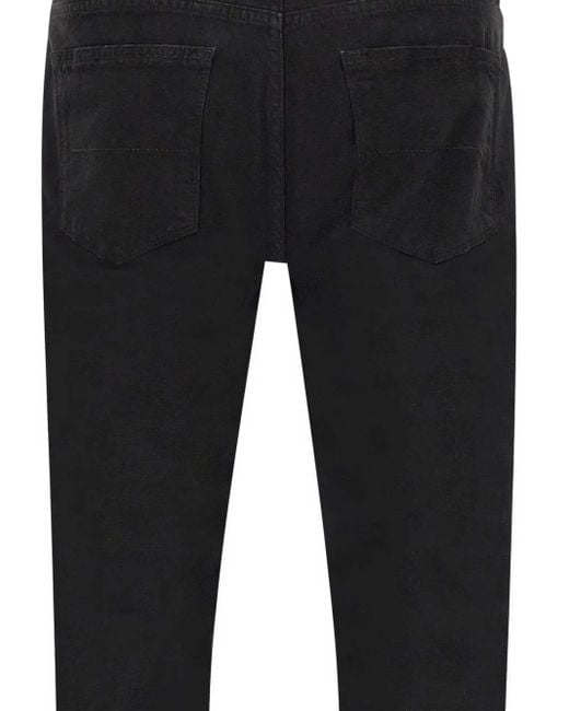 Re-hash Black Rubens Z Five-Pockets Trousers for men