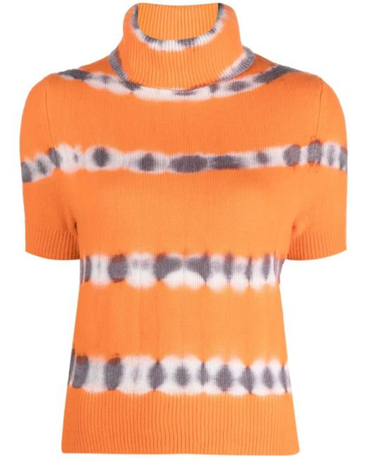 Top A Collo Alto M-Tinos di DIESEL in Orange