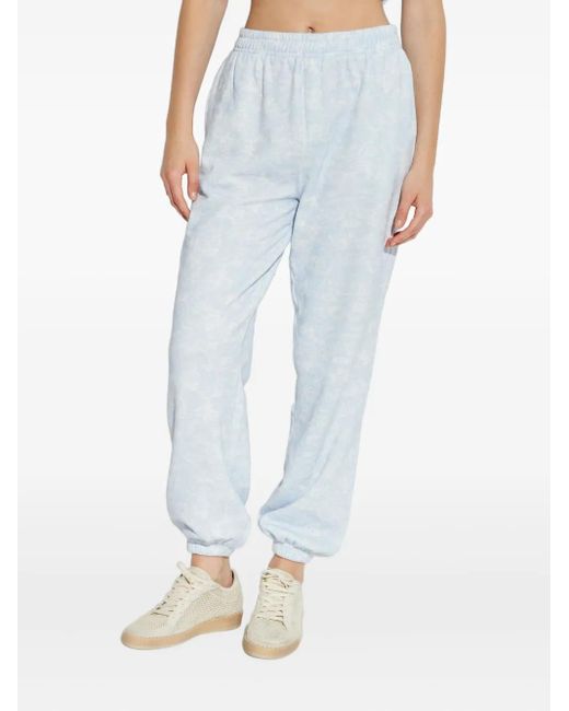 LoveShackFancy Blue Lillia Track Pants