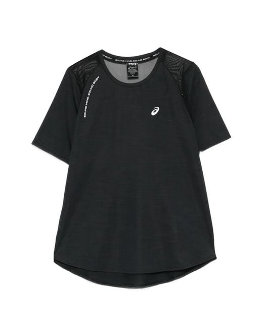 Asics Black Road Ss Top