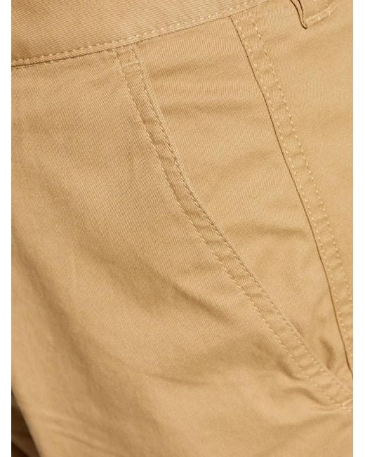 DIESEL Natural Straight-Leg Silk And Nylon Trousers for men