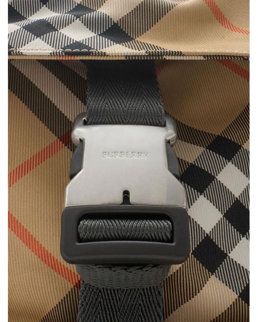Burberry Natural Check Backpack for men