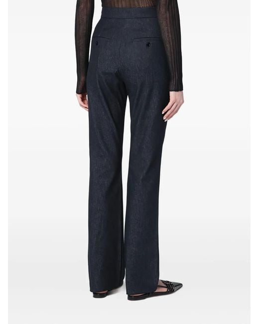 Max Mara Straight Broek in het Black