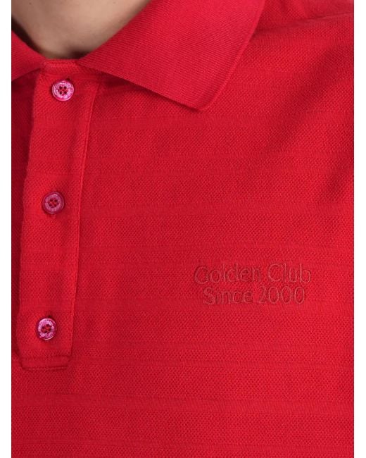 Golden Goose Deluxe Brand Red T-Shirts And Polos for men