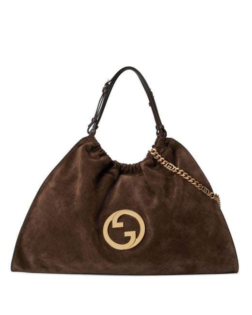 Gucci Brown Large Blondie Tote Bag