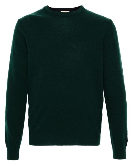 Woolrich Green Wool Crewneck for men