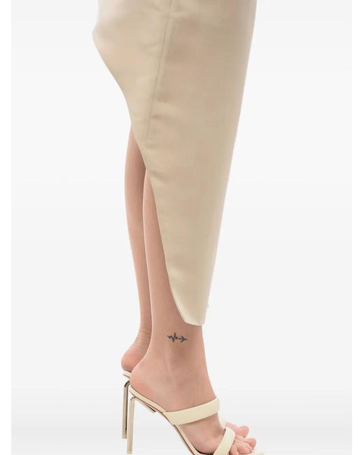 Givenchy Natural Asymmetric Silk Skirt