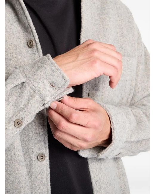 Chaqueta Con Botones Samsøe & Samsøe de hombre de color Gray