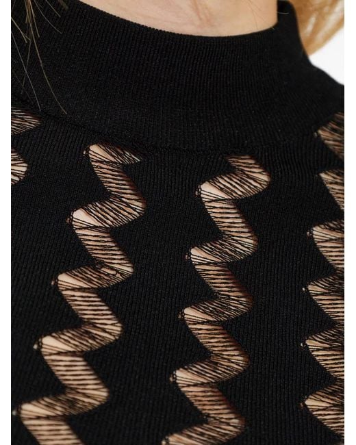 Jersey Aliona Con Motivo En Zigzag IRO de color Black