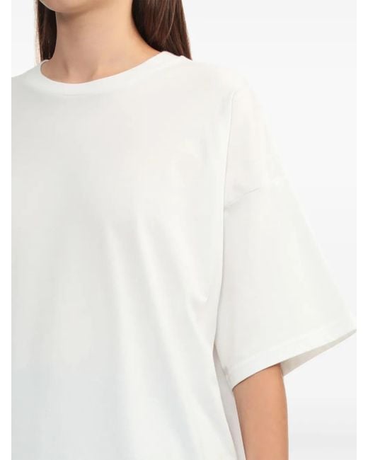 Enfold White Cotton T-Shirt