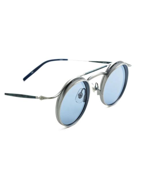 Matsuda Blue Round-Frame Sunglasses