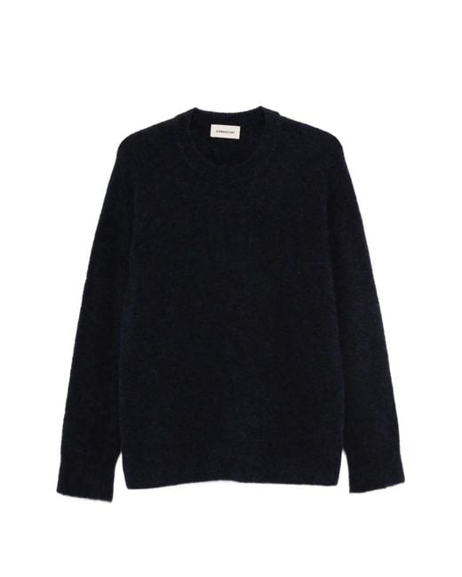 Atomo Factory Black Crew-Neck Long-Sleeve Sweater for men