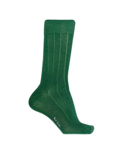 Paul Smith Blue Ribbed-Knit Socks (Set Of Six) for men
