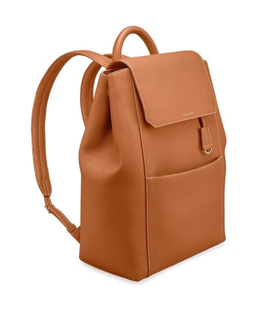 Sac À Dos En Cuir À Rabat Maison De Sabre en coloris Brown